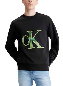 Sweat Calvin Klein perfurado Monologo Preto