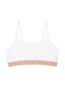 Soutien Lacoste Brasier Basic Branco para Mulher