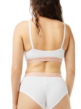 Soutien Lacoste Brasier Basic Branco para Mulher