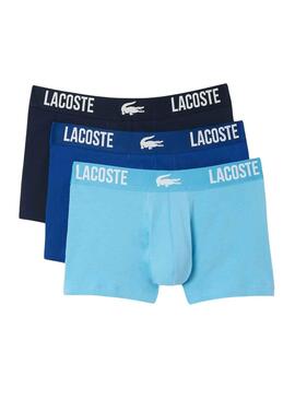 Pack Boxers Lacoste Azul para Homem