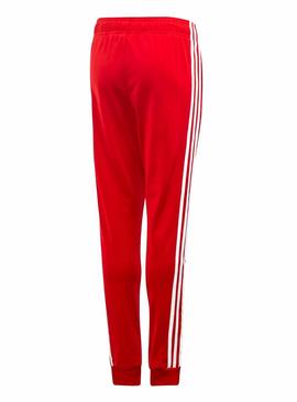 Calças Adidas Superstar Vermelho Menino