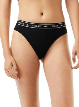 Tanga Lacoste Preto para Mulher