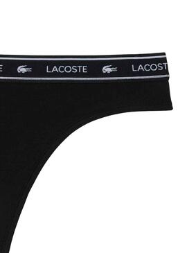 Tanga Lacoste Preto para Mulher