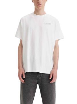 T-Shirt Levis Relaxed Branco para Homem