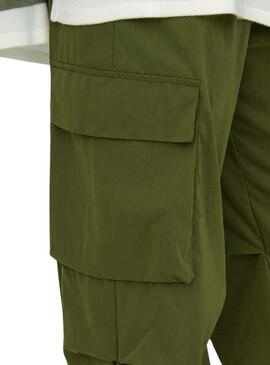 Pantalon Only Oceano parachute Verde para Mulher