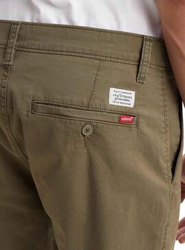 Bermudas Levis Chino Verde Oliva para Homem