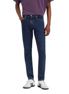 Pantalon Jeans Levis 512 Slim Taper Escuro Homem