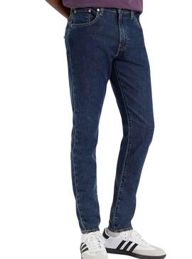 Pantalon Jeans Levis 512 Slim Taper Escuro Homem