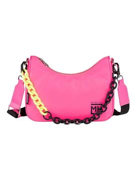 Bolsa Munich Rosa Fúcsia Baguette para Mulher