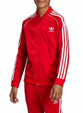 Casaca Adidas Superstar Vermelho Menino