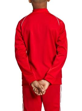 Casaca Adidas Superstar Vermelho Menino