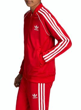 Casaca Adidas Superstar Vermelho Menino