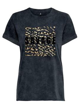 T-Shirt Only Elif Preto para Mulher