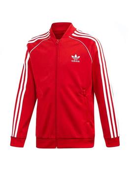 Casaca Adidas Superstar Vermelho Menino