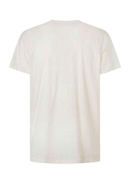 T-Shirt Pepe Jeans Eggo Branco para Homem