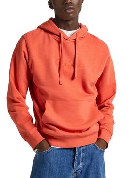 Sweat Pepe Jeans Joe Hoodie Laranja Homem