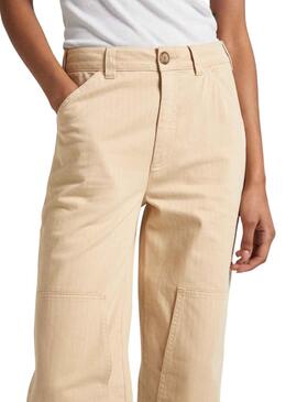 Calças Pepe Jeans Betsy Beige para Mulher