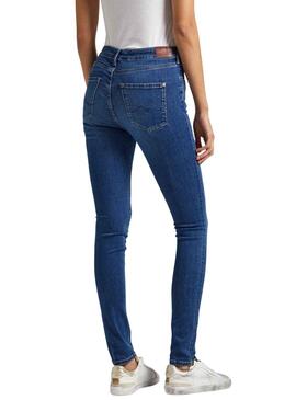 Calças Jeans Pepe Jeans Skinnt Tiro Alto Mulher