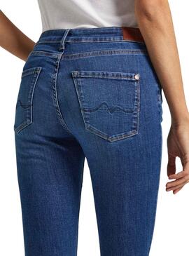 Calças Jeans Pepe Jeans Skinnt Tiro Alto Mulher