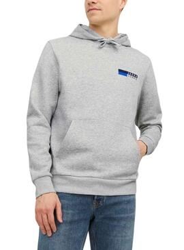 Sweat Jack & Jones Corp Logo Cinza Homem