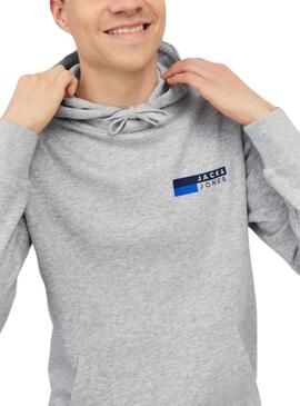 Sweat Jack & Jones Corp Logo Cinza Homem