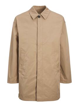 Trench coat Jack & Jones Vinco Mac Beige Homem