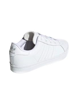 Sapatilhas Adidas Coast Star Branco Menina e Menin