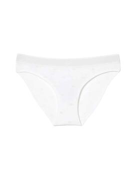 Calcinha Cuecas Lacoste Branco para Mulher