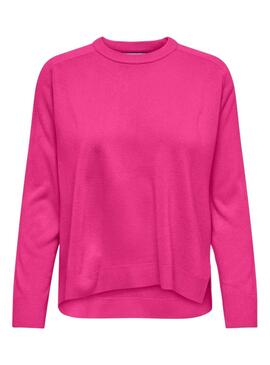 Camisola Apenas Ensolarada Solta Rosa Para Mulher