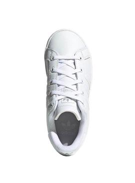 Sapatilhas Adidas Coast Star Branco Menina e Menin