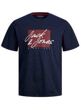 T-Shirt Jack & Jones Zuri Azul Marinho Homem