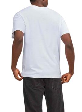 T-Shirt Jack & Jones Paulos Branco para Homem