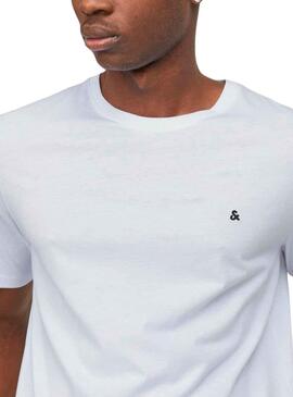 T-Shirt Jack & Jones Paulos Branco para Homem