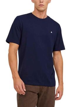 T-Shirt Jack & Jones Paulos Azul Marinho para Homem