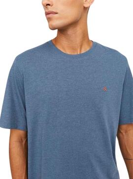 T-Shirt Jack & Jones Paulos Azul para Homem