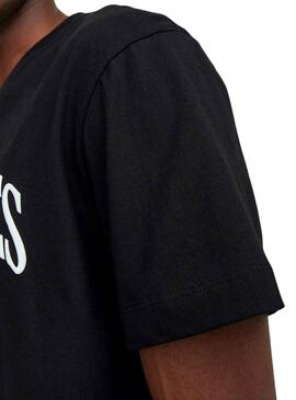 T-Shirt Jack & Jones Lucca Preto Homem