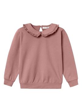 Sweat Name It Tami Sweat Rosa para Menina