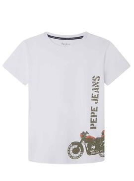 T-Shirt Pepe Jeans Roberto Branco para Menino