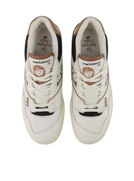 Sapatilhas New Balance BB550 Marrom e Branco