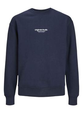 Sweat Jack & Jones Verterbro Azul para Menino 