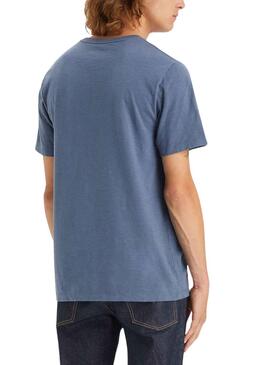 T-Shirt Levis Original Vintage Azul para Homem