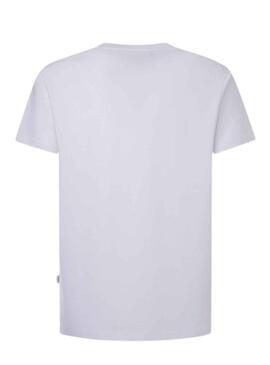 T-Shirt Pepe Jeans Craigton Branco para Homem