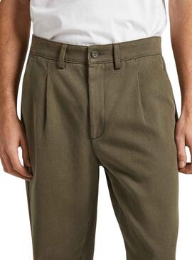 Calças Pepe Jeans Chino Relaxed Verde Hombrr