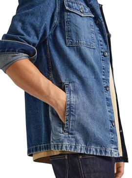 Overshirt Pepe Jeans Luka Denim para Homem