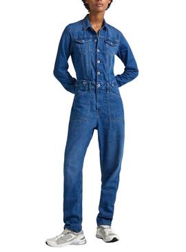 Jumpsuit Largo Pepe Jeans Denim para Mulher