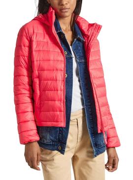 Casaco de pluma Pepe Jeans Acolchoado Sonnah Vermelho Mulher