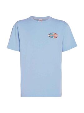 T-Shirt Tommy Jeans Reg Boardsports Azul Homem