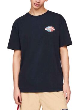 T-Shirt Tommy Jeans Boardsports Azul Marinho Homem