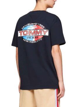 T-Shirt Tommy Jeans Boardsports Azul Marinho Homem