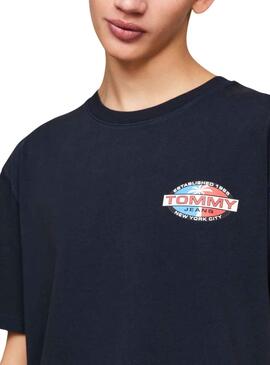 T-Shirt Tommy Jeans Boardsports Azul Marinho Homem